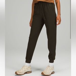 9. Lululemon stretch high rise jogger
Size: 10
Color: dark olive
